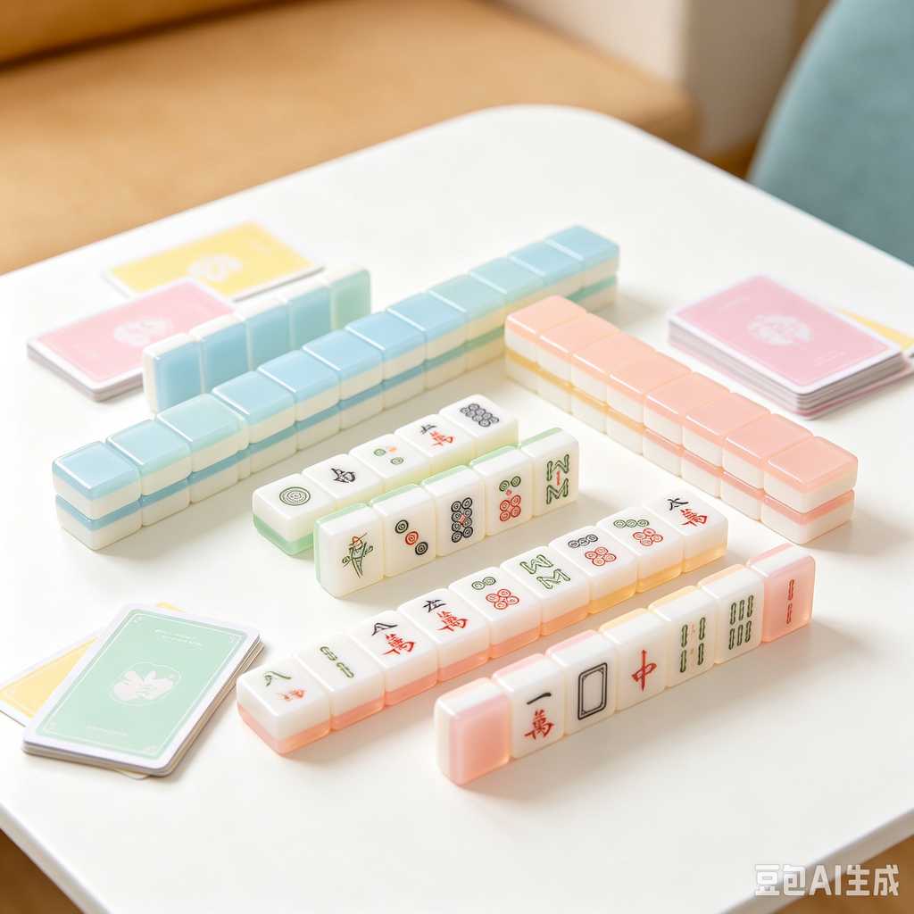 space saving mahjong game set